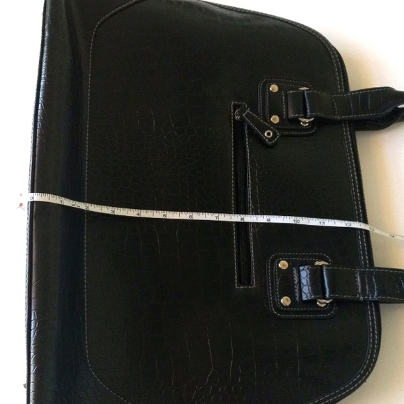 Merona large black animal print purse. - Picture 11 of 11